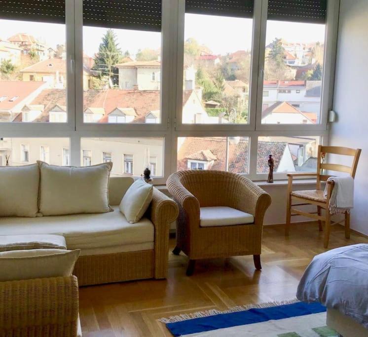 Spacious 3Br/2Bt Apartment With A/C In City Center Загреб Екстериор снимка